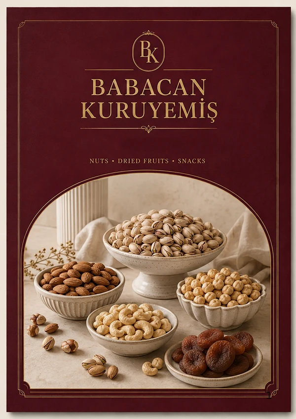 Babacan Kuruyemiş ürün kataloğu kapağı